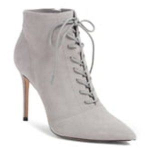 Something Navy Orchid Leather Bootie - Sz 7